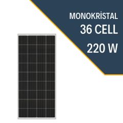 GÜNEŞ PANELİ 220W MONOKRİSTAL