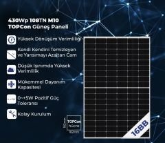 TOMMATECH 430WP 108TNB M10 TOPCON GÜNEŞ PANELİ