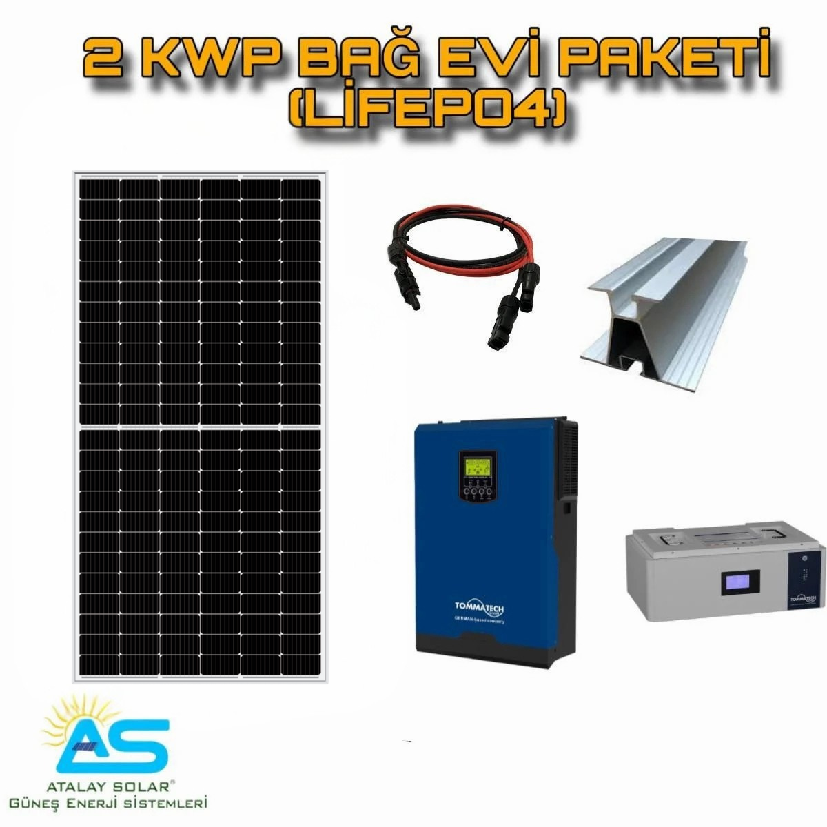 2 KWP BAĞ EVİ PAKETİ ( LİFEPO4 )