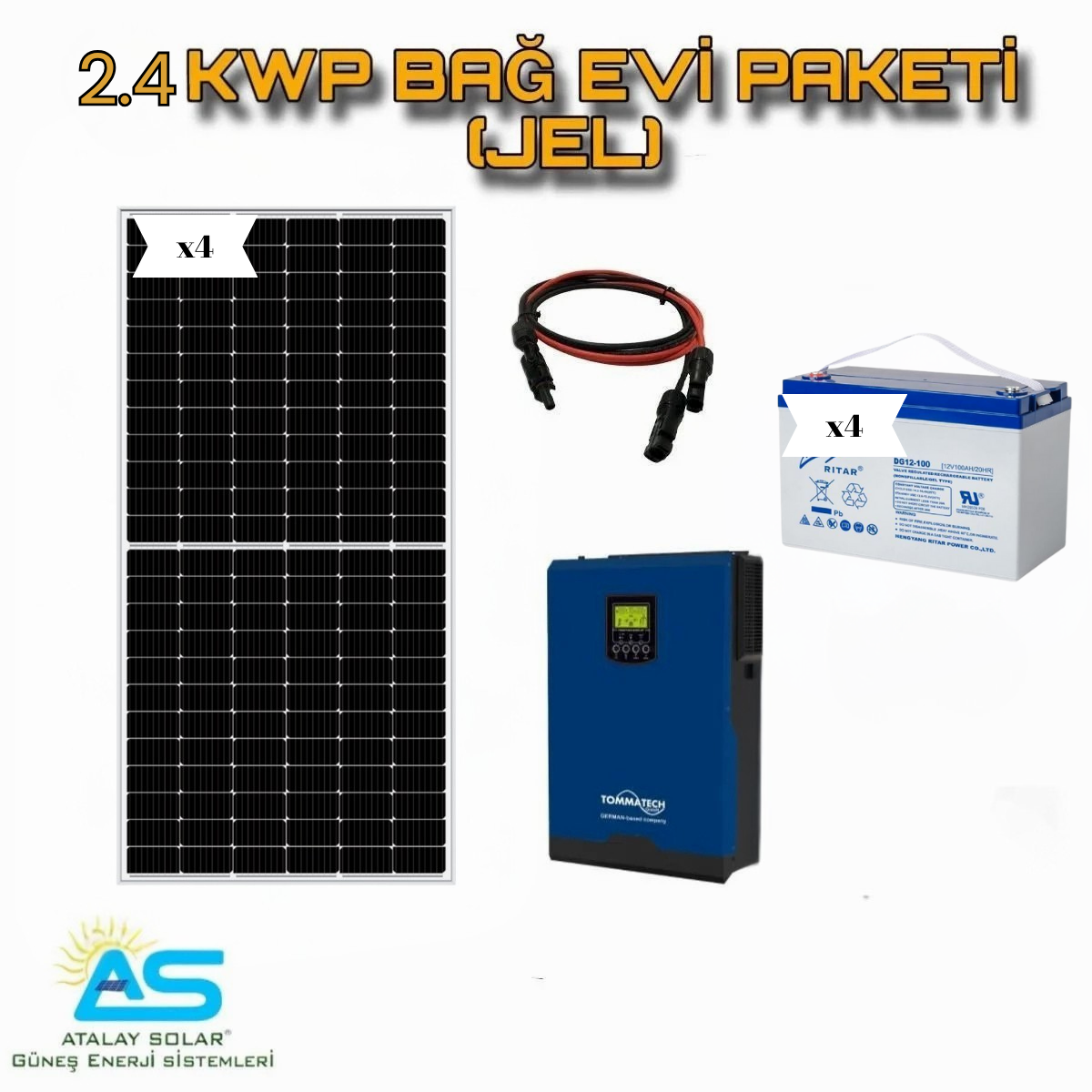2.4 KWP BAĞ EVİ PAKETİ (JEL )