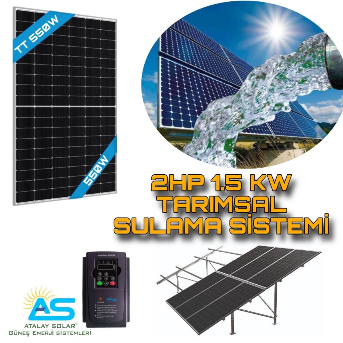 2HP 1.5 KW TARIMSAL SULAMA SİSTEMİ