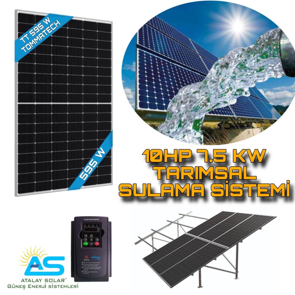 10 HP 7.5 KW TARIMSAL SULAMA SİSTEMİ