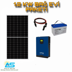 1.2 KW BAĞ EVİ PAKETİ ( BÜYÜTÜLEBİLİR )