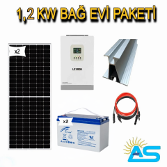 1,2KW BAĞ EVİ PAKETİ (BÜYÜTÜLEBİLİR)