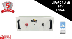 LiFePO4 Akü 24V 200Ah