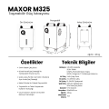 M325 - Maxor Serisi - Taşınabilir LiFePO4 Solar Güç İstasyonu - Ay Taşı