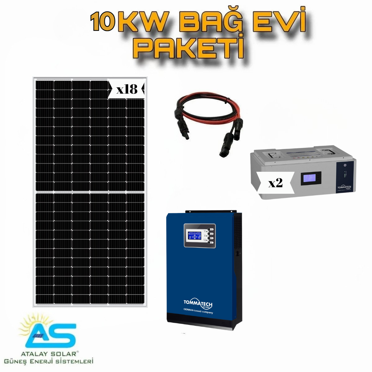 10Kw BAĞ EVİ PAKETİ