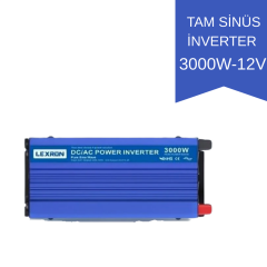 3000W-12V TAM SİNÜS İNVERTER